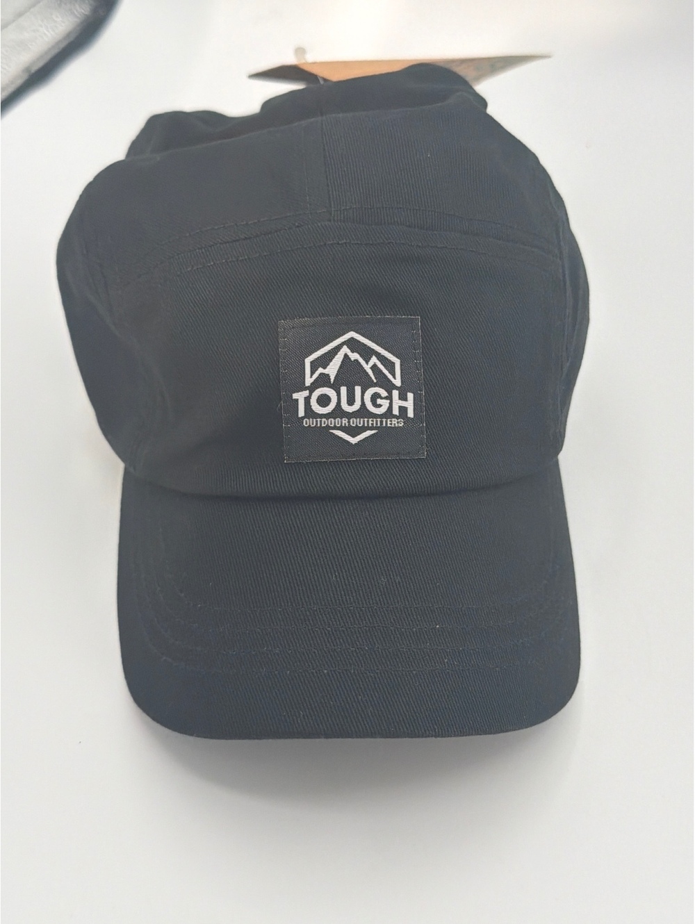 Tough Outdoor Outfitters Black Cotoon Baseball Cap panel hat